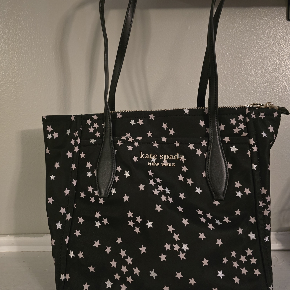 Kate Spade Black Star Tote Bag